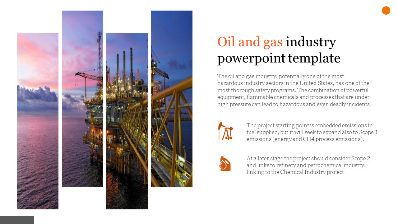 oil and gas company presentation ppt